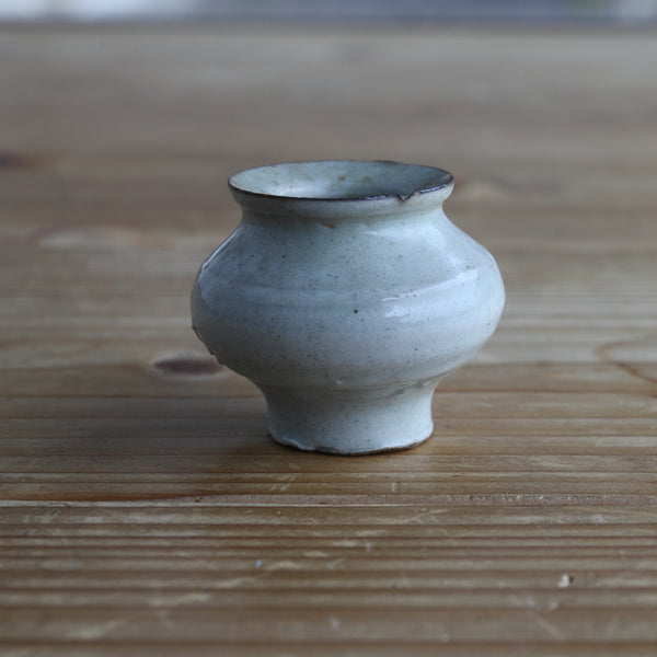韩式白瓷罐 朝鲜王朝/1392-1897CE