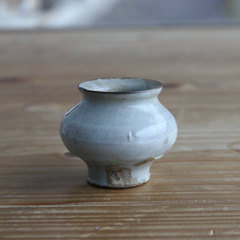 韩式白瓷罐 朝鲜王朝/1392-1897CE