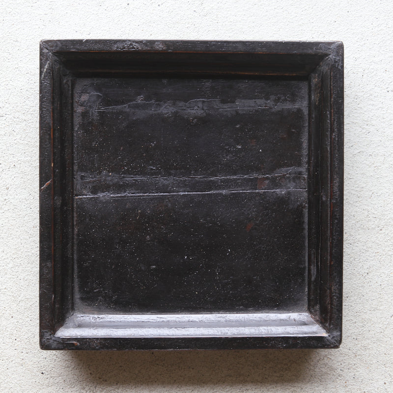 WOODEN SQUARE SENCHA TRAY, a3, Joseon Dynasty（1392–1897CE）