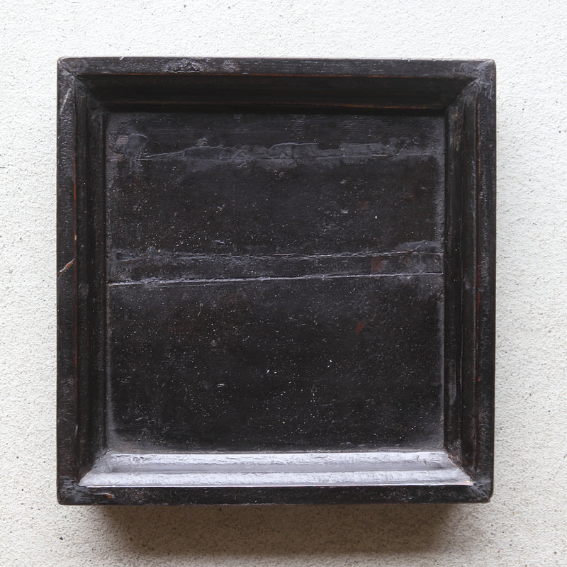 Korean Antique solid wood square tray Joseon Dynasty/1392-1897CE