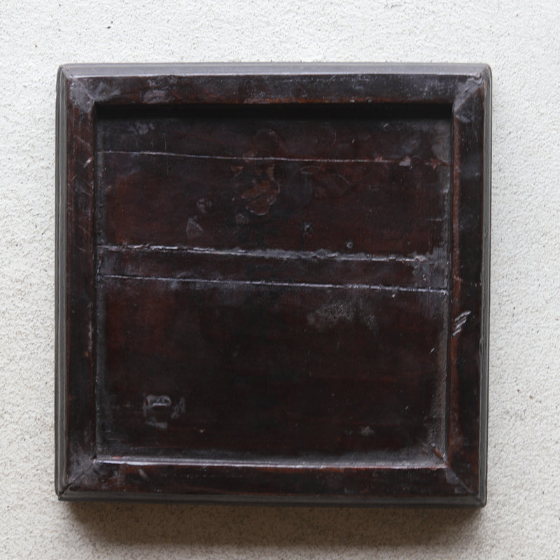 Korean Antique solid wood square tray Joseon Dynasty/1392-1897CE