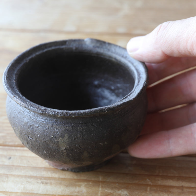 Cizhou kiln brown glazed small pot Yuan Dynasty/1206-1368CE
