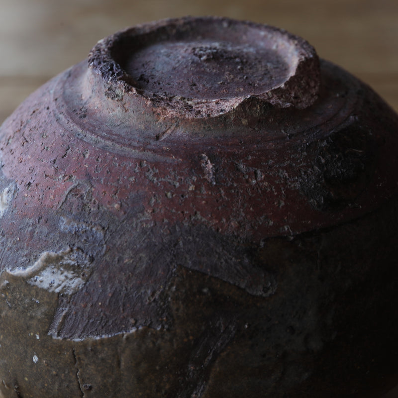 Cizhou kiln brown glazed twin ear jar Yuan Dynasty/1206-1368CE