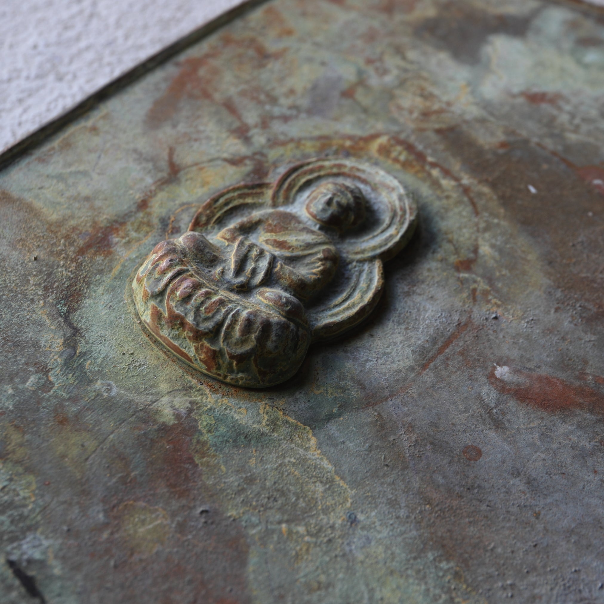 Wall Hanging Buddha With Shield-shaped Copper  Kamakura/1185-1333CE