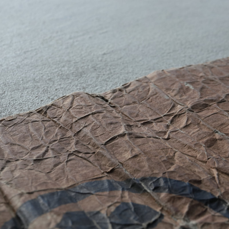 Persimmon tannin paper rug Edo-Meiji/1603-1912CE