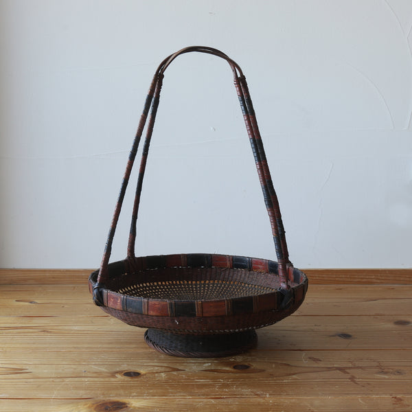 传统的煎茶篮子与手 马桥篮子 16-19世纪
