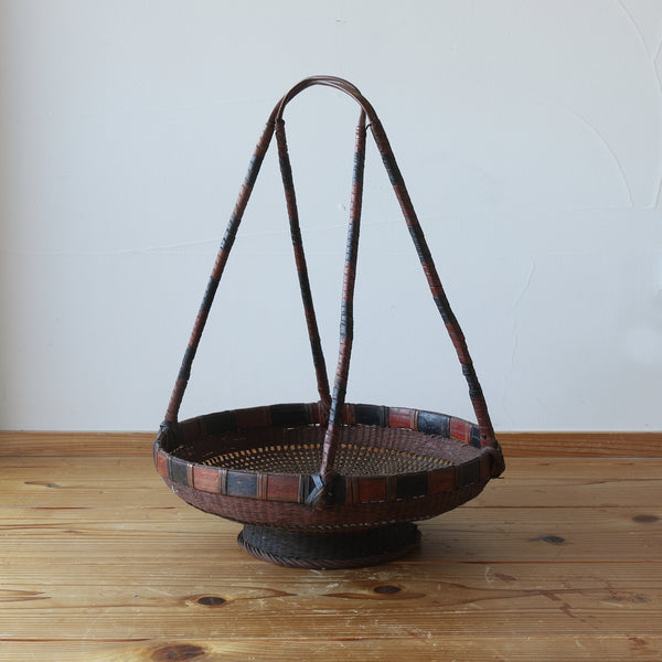 传统的煎茶篮子与手 马桥篮子 16-19世纪