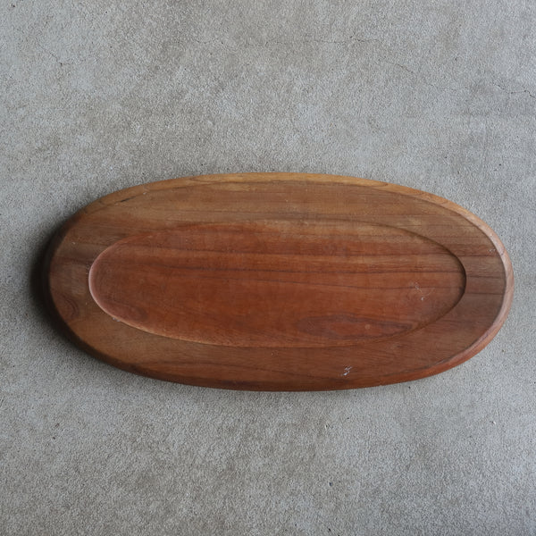 Scandinavian antique oval tray 16th-19th century