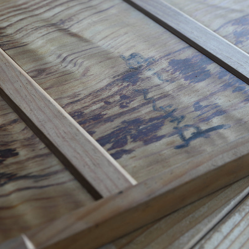 Solid wood sencha tray with beautiful grain