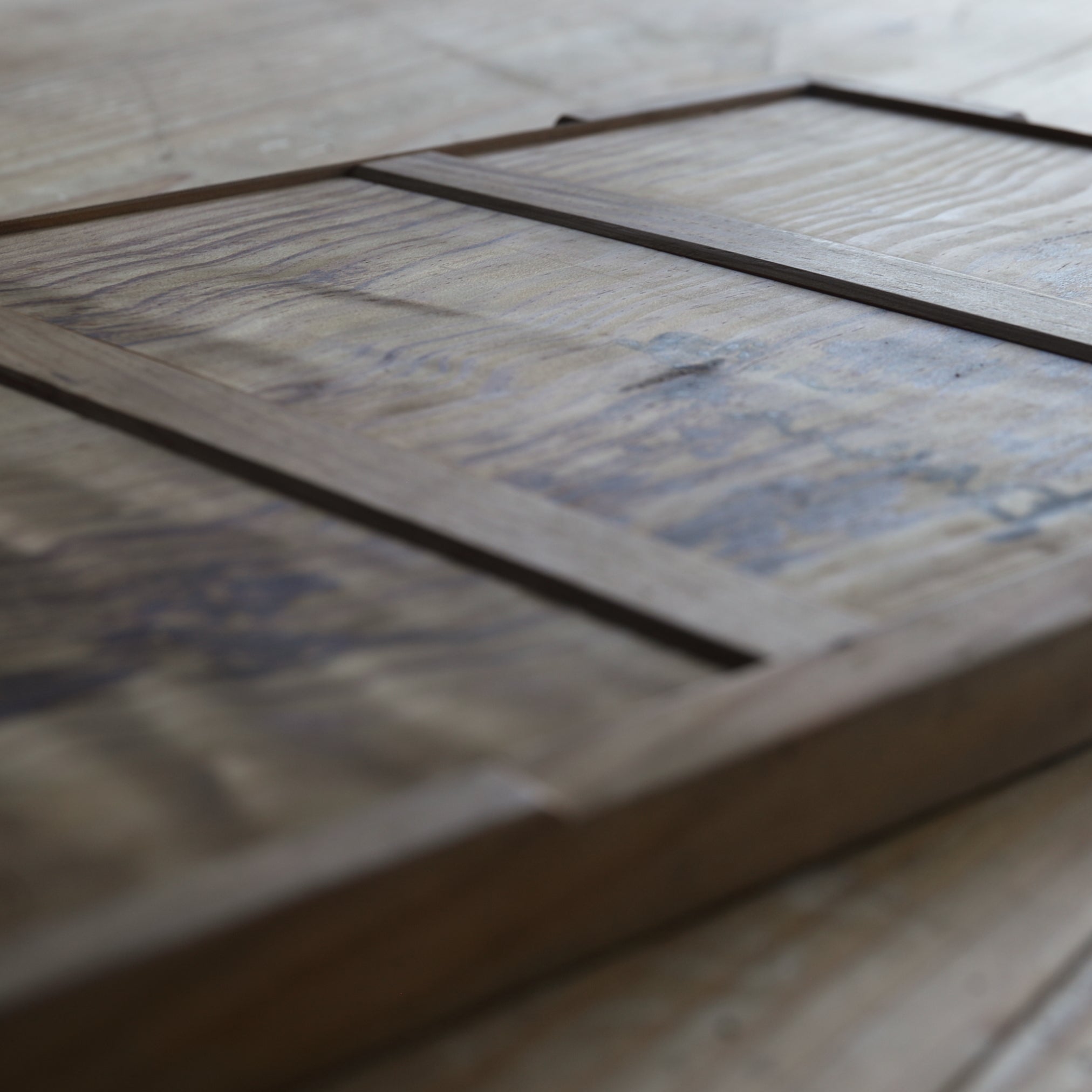 Solid wood sencha tray with beautiful grain