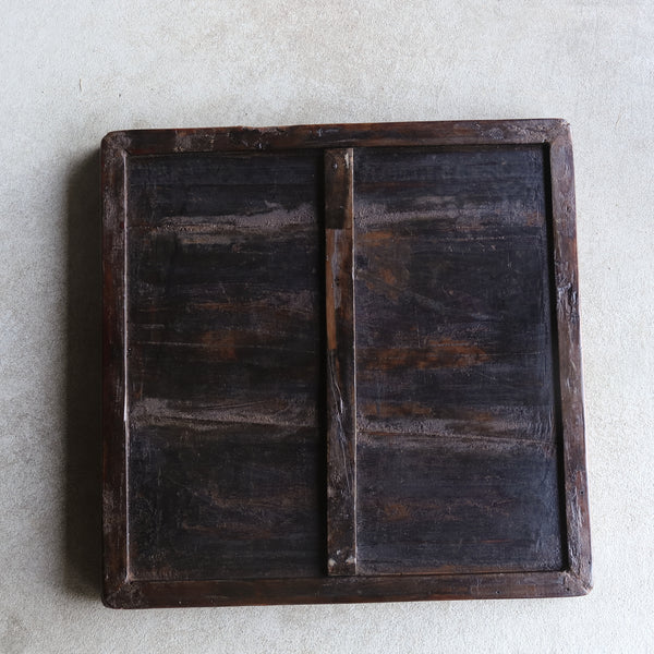 Korean Antique solid wood square tray A Sencha stand Bonsai stand Joseon Dynasty/1392-1897CE
