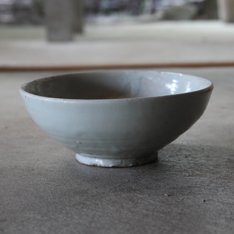 韩国古董白瓷茶碗 抹茶碗 朝鲜王朝/1392-1897CE